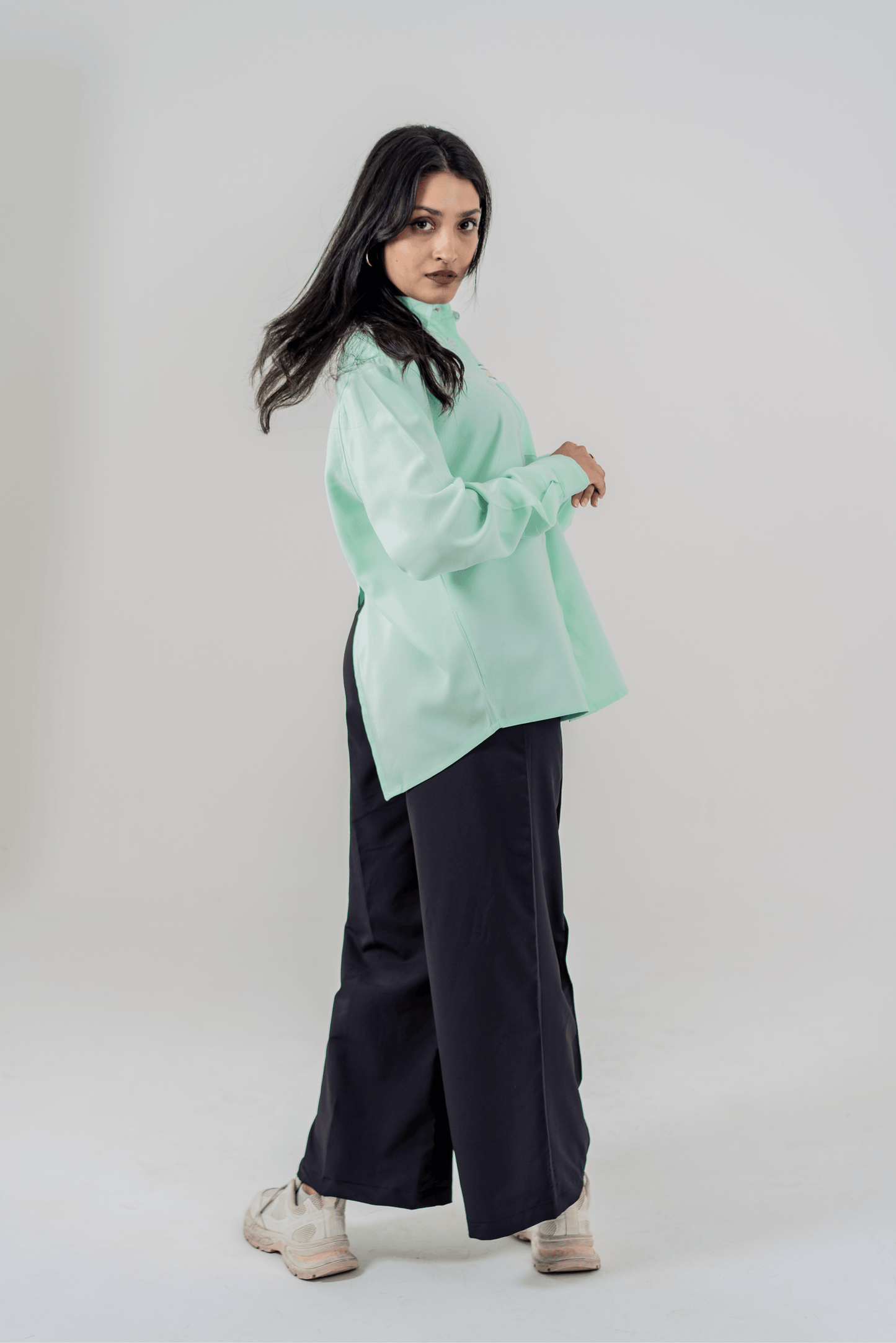 Mad Koffee Bunny Pocket Shirt – Mint