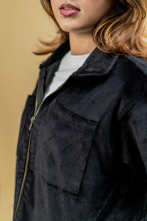 Load image 1 in gallery view. Mad Koffee Cord Jacket Cord Jacket- Black