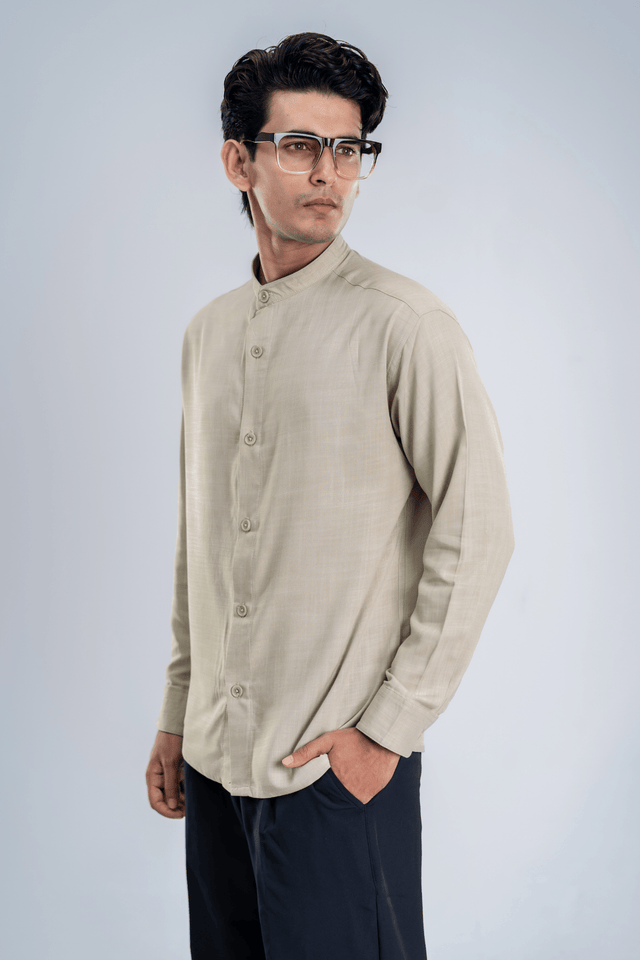 Grandad Collar Shirt