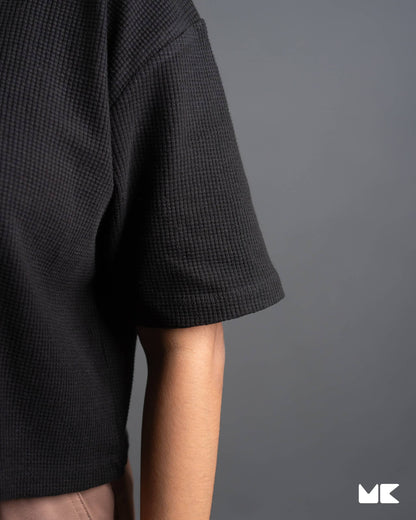 Waffle Fabric Girls' Crop Top | Stylish and Comfortable | Mad Koffee Fashion Elevate your style with our waffle fabric girls' crop tops. Made from premium waffle-textured fabric, these tops offer a trendy, breathable fit, perfect for casual outings or pairing with your favorite high-waisted jeans.