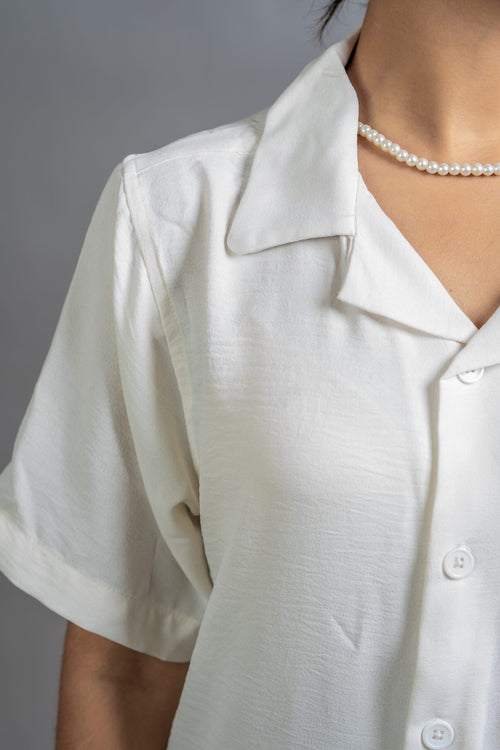 Load image 1 in gallery view. Mad Koffee Cuban Shirts No Iron Cuban – Marshmallow