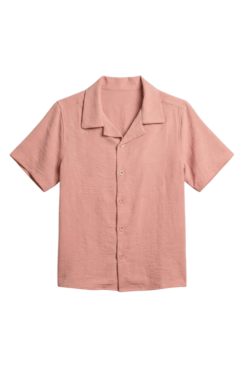 Load image 1 in gallery view. Mad Koffee Cuban Shirts No Iron Cuban – Rose Latte