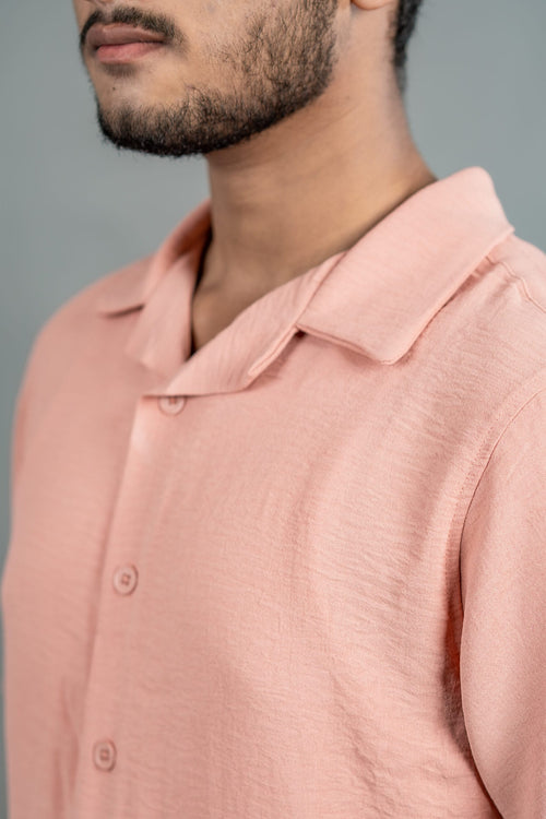 Load image 1 in gallery view. Mad Koffee Cuban Shirts No Iron Cuban – Rose Latte