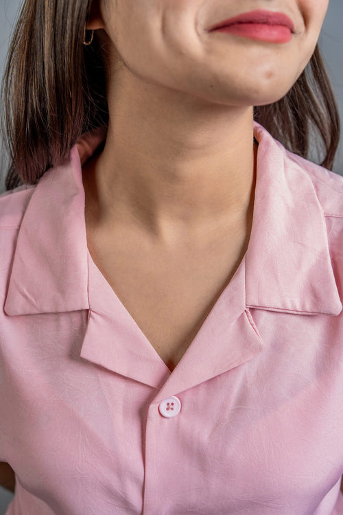 Load image 1 in gallery view. Mad Koffee Cuban Shirts No Iron Cuban – Soft Rose