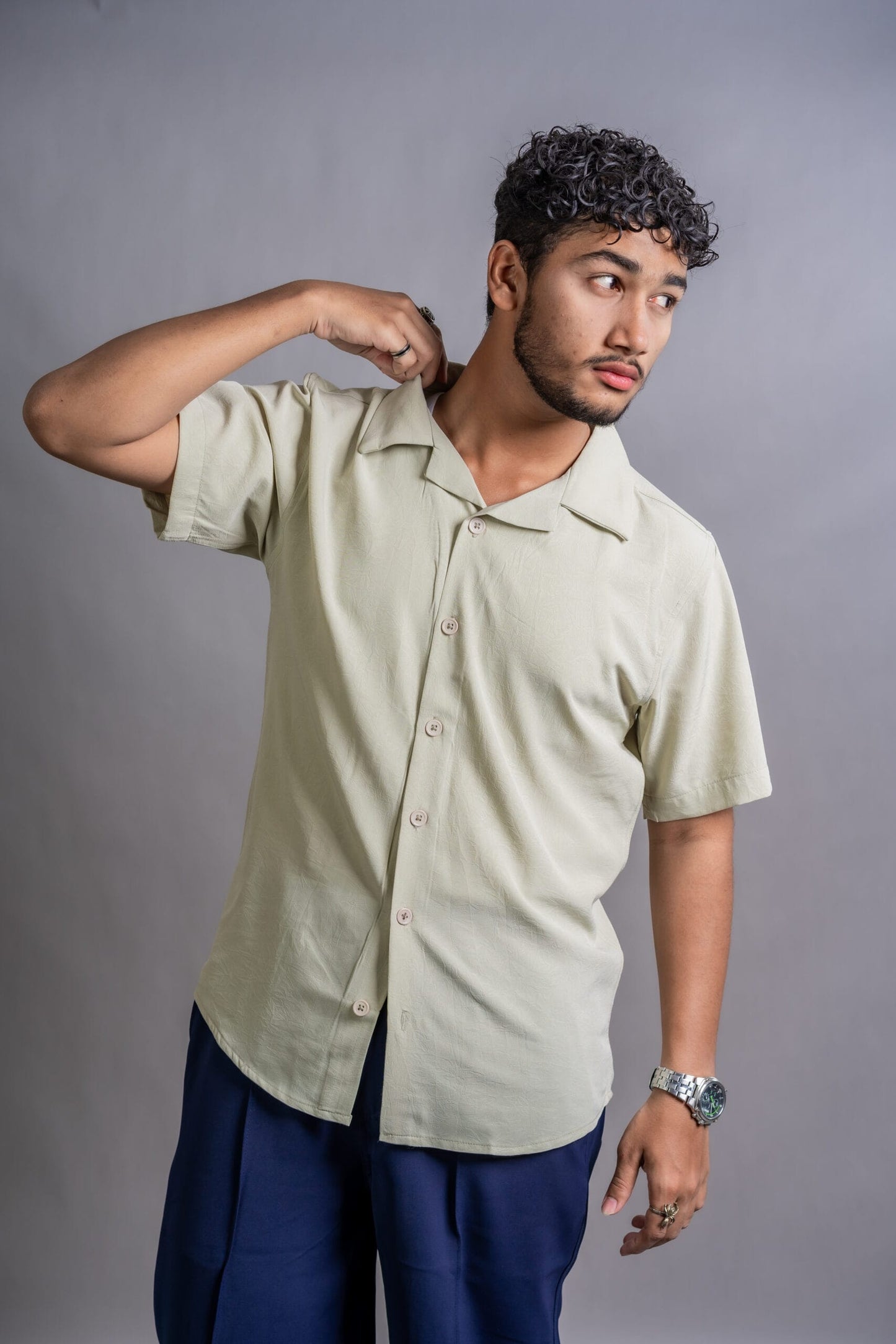 Mad Koffee Cuban Shirts No Iron Cuban – Spanish Olive