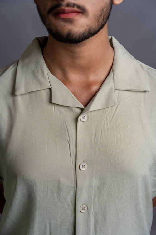 Load image 1 in gallery view. Mad Koffee Cuban Shirts No Iron Cuban – Spanish Olive