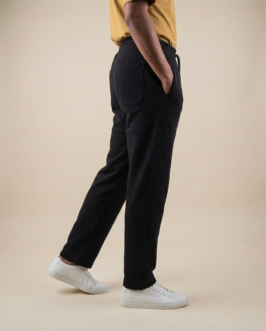 Relaxed Fit Sweatpants - Black