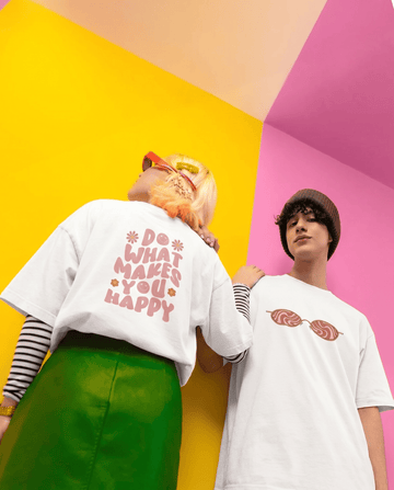 Mad Koffee White / 2XL Do What Makes You Happy - Oversized Drop Shoulder T-shirt