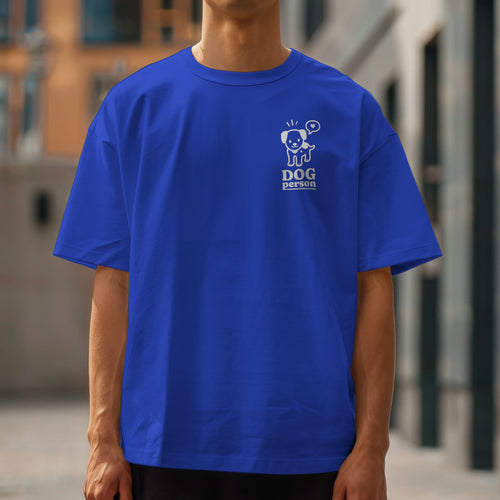Load image 1 in gallery view. Mad Koffee Dog Person - Oversized Drop Shoulder T-shirt