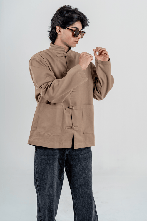 Load image 1 in gallery view. Mad Koffee Elevate Shacket – Mocha