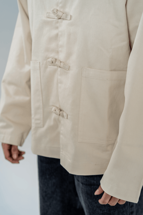 Load image 1 in gallery view. Mad Koffee Elevate Shacket – Oatmeal