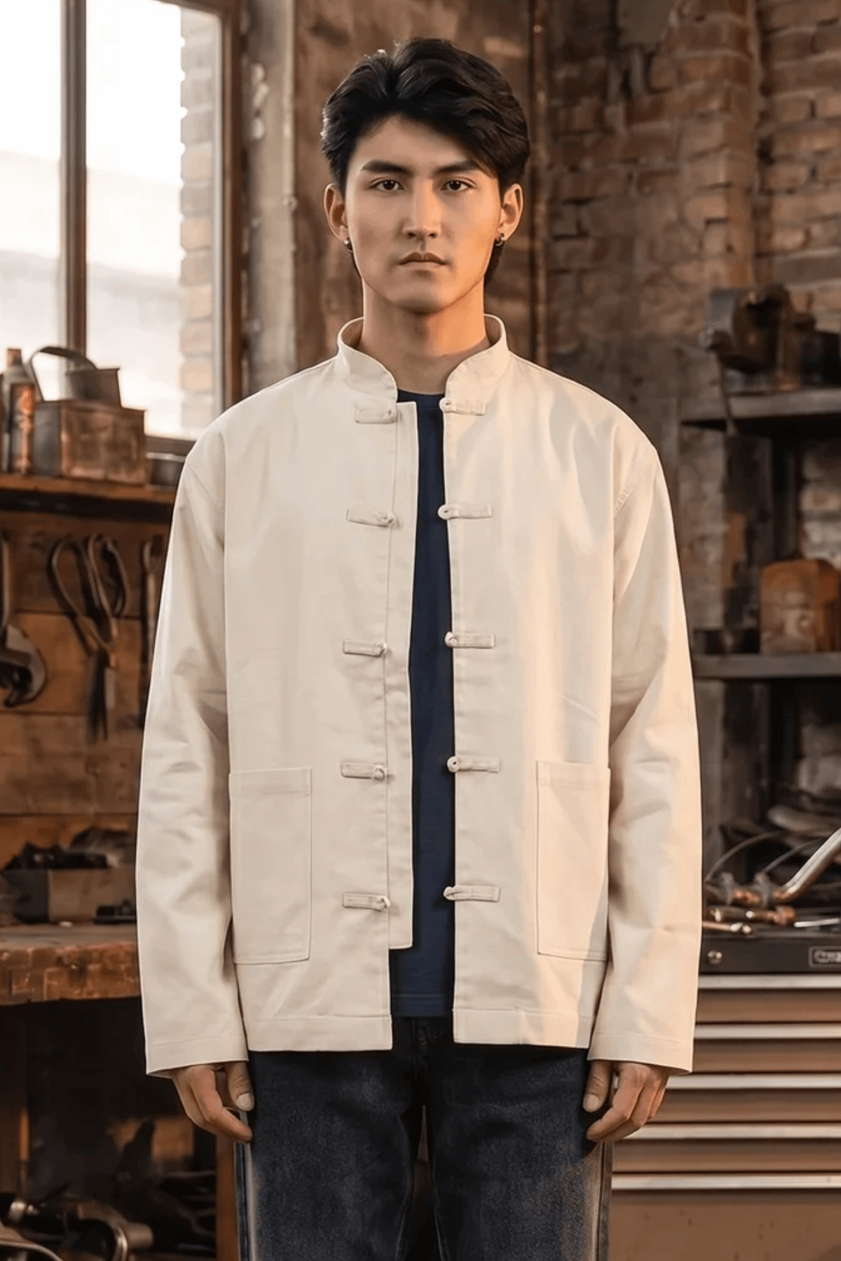 Mad Koffee Elevate Shacket – Oatmeal