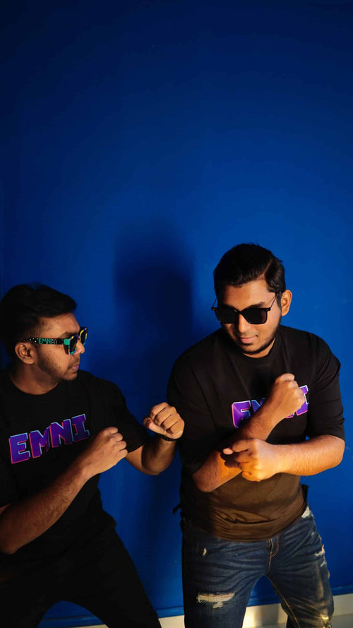 Load image 1 in gallery view. Mad Koffee EMNI X MAD KOFFEE Merch 2 - Oversized Drop shoulder T-shirt