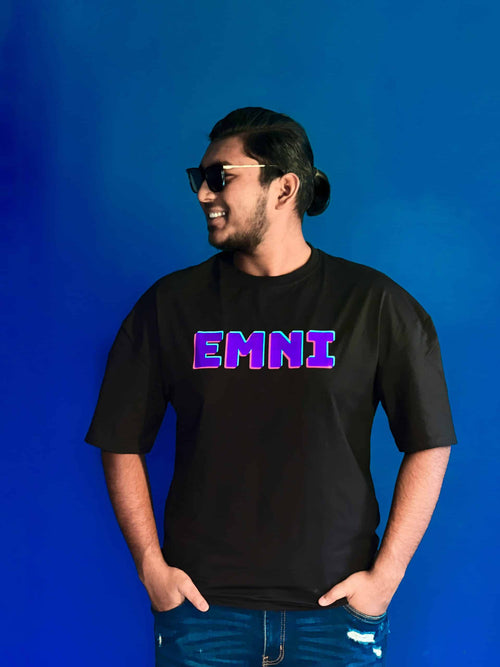 Load image 1 in gallery view. Mad Koffee EMNI X MAD KOFFEE Merch 2 - Oversized Drop shoulder T-shirt