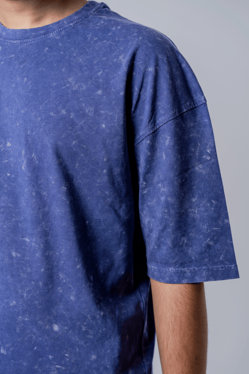 Load image 1 in gallery view. Mad Koffee Faded-Acid Oversized Tee - Purple
