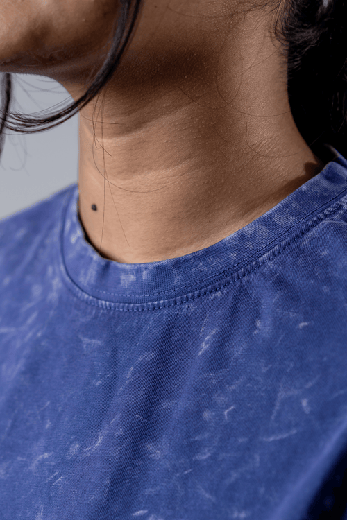 Load image 1 in gallery view. Mad Koffee Faded-Acid Oversized Tee - Purple