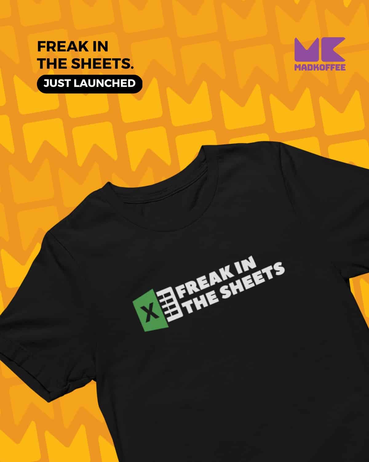 Mad Koffee Freak In The Sheets - Regular Fit T-shirt
