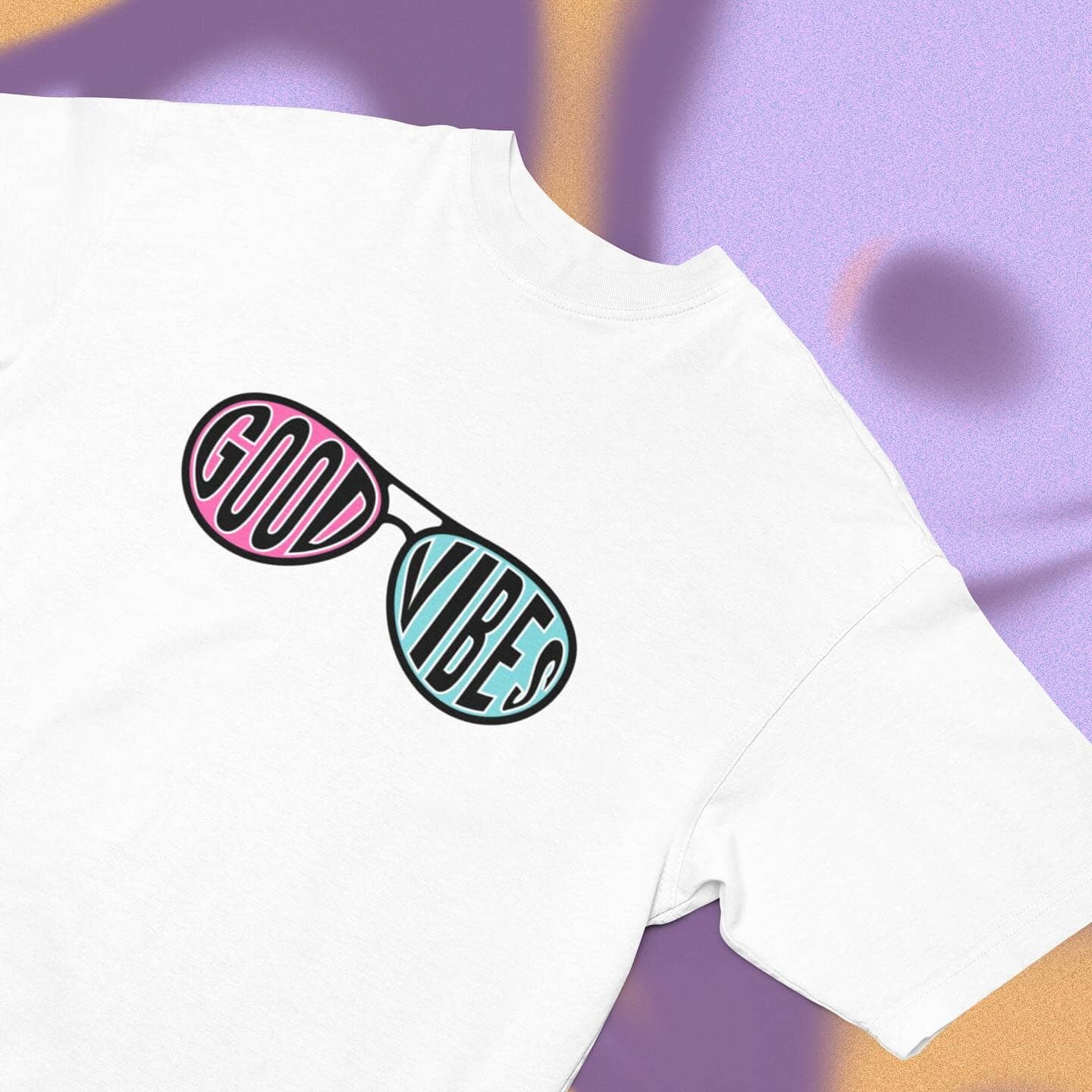 Mad Koffee Good Vibes Oversized Drop Shoulder T-shirt
