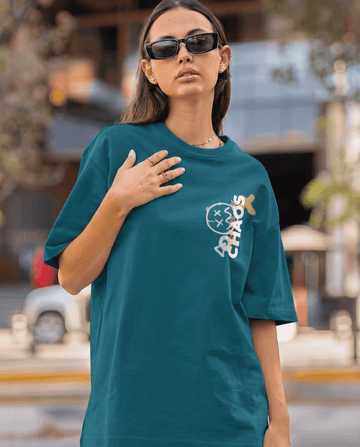 Mad Koffee Teal Green / 2XL Growth Comes From Chaos | Oversized Drop Shoulder T-shirt