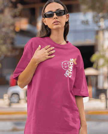 Mad Koffee Rose / 2XL Growth Comes From Chaos | Oversized Drop Shoulder T-shirt