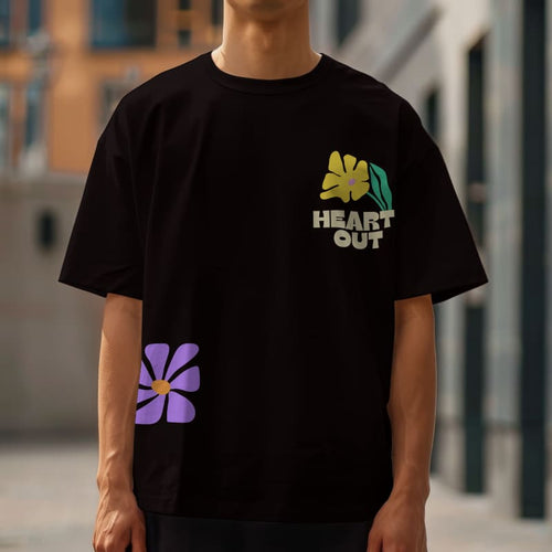 Load image 1 in gallery view. Mad Koffee Heart Out - Oversized Drop Shoulder T-shirt
