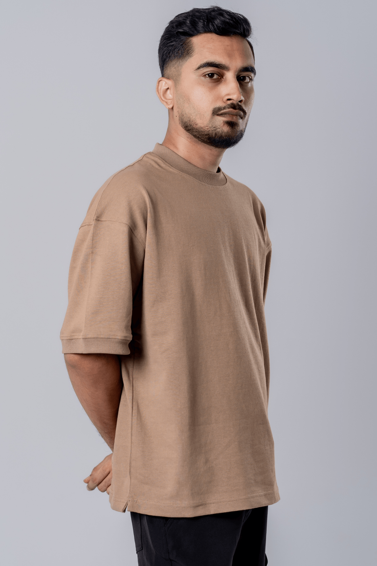 Mad Koffee Heavyweight Streetwear Oversized T-shirt - Mocha Brown