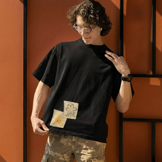 Daisy & Sun Oversized Drop Shoulder T-shirt