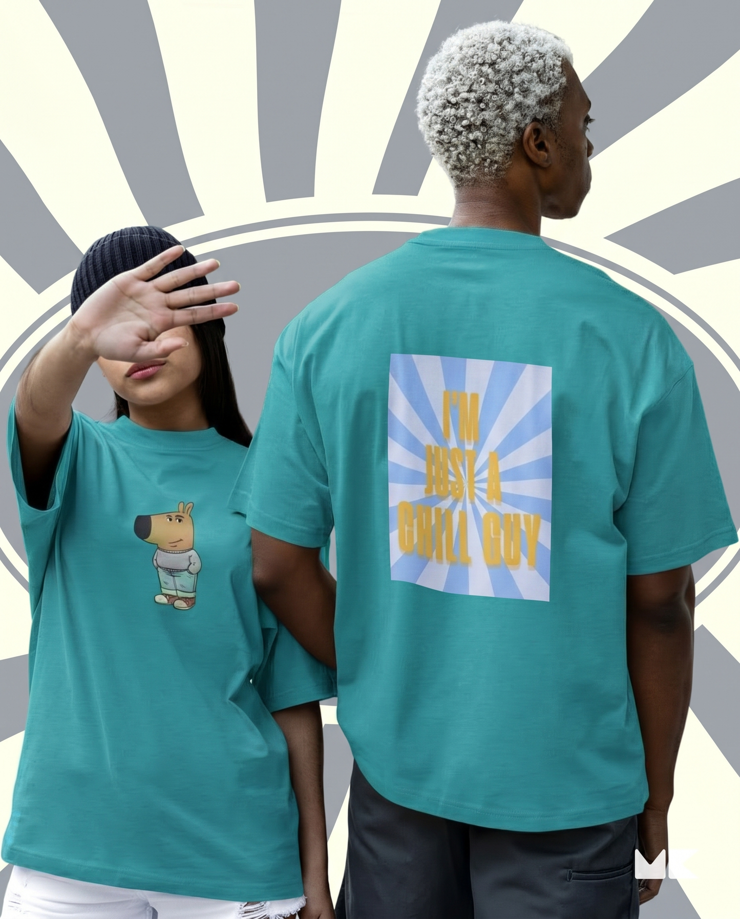 I'm Just A Chill Guy - Oversized Drop Shoulder T-shirt