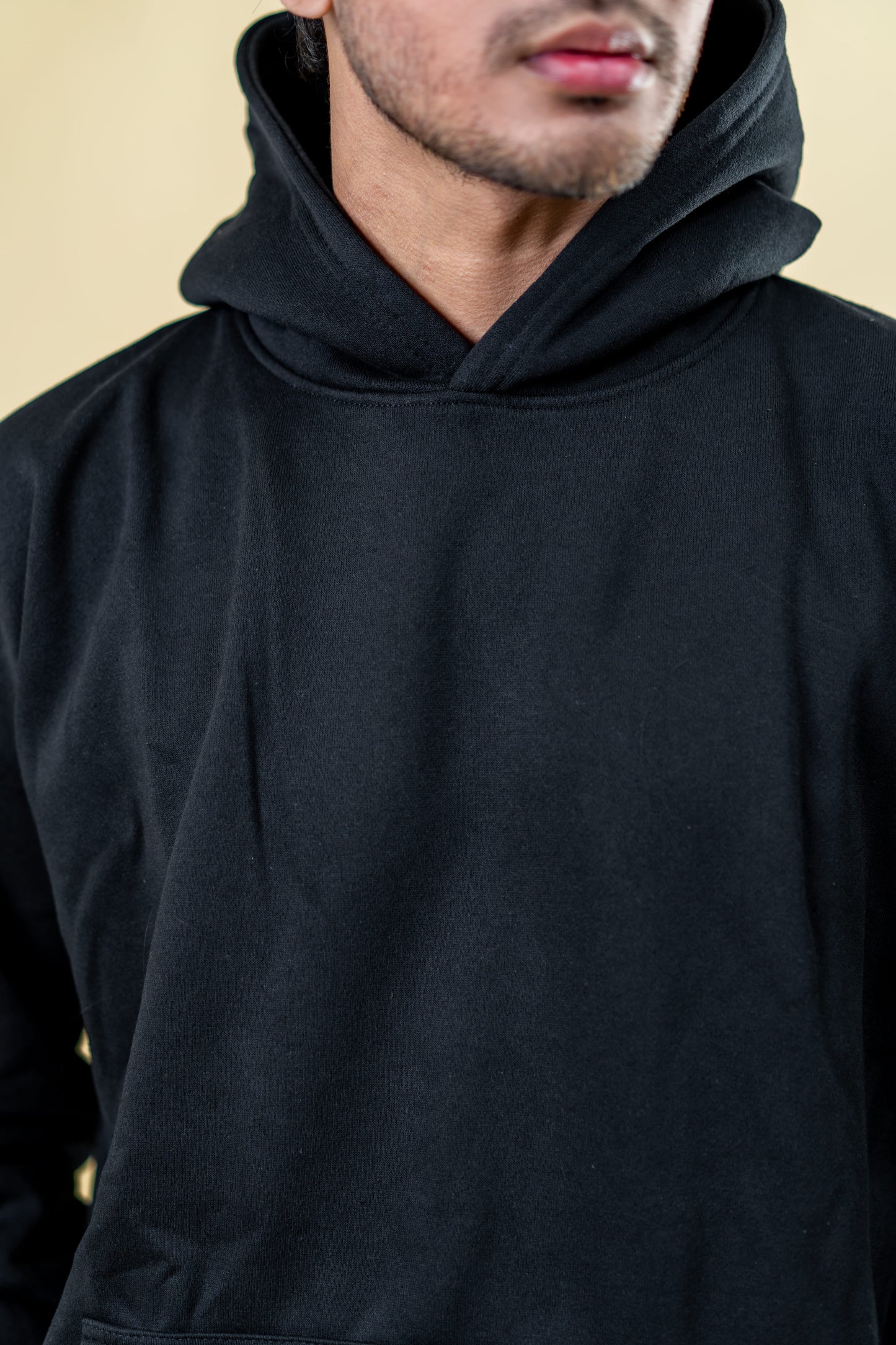 Mad Koffee Hoodie Oversized Drop Shoulder Hoodie: Black