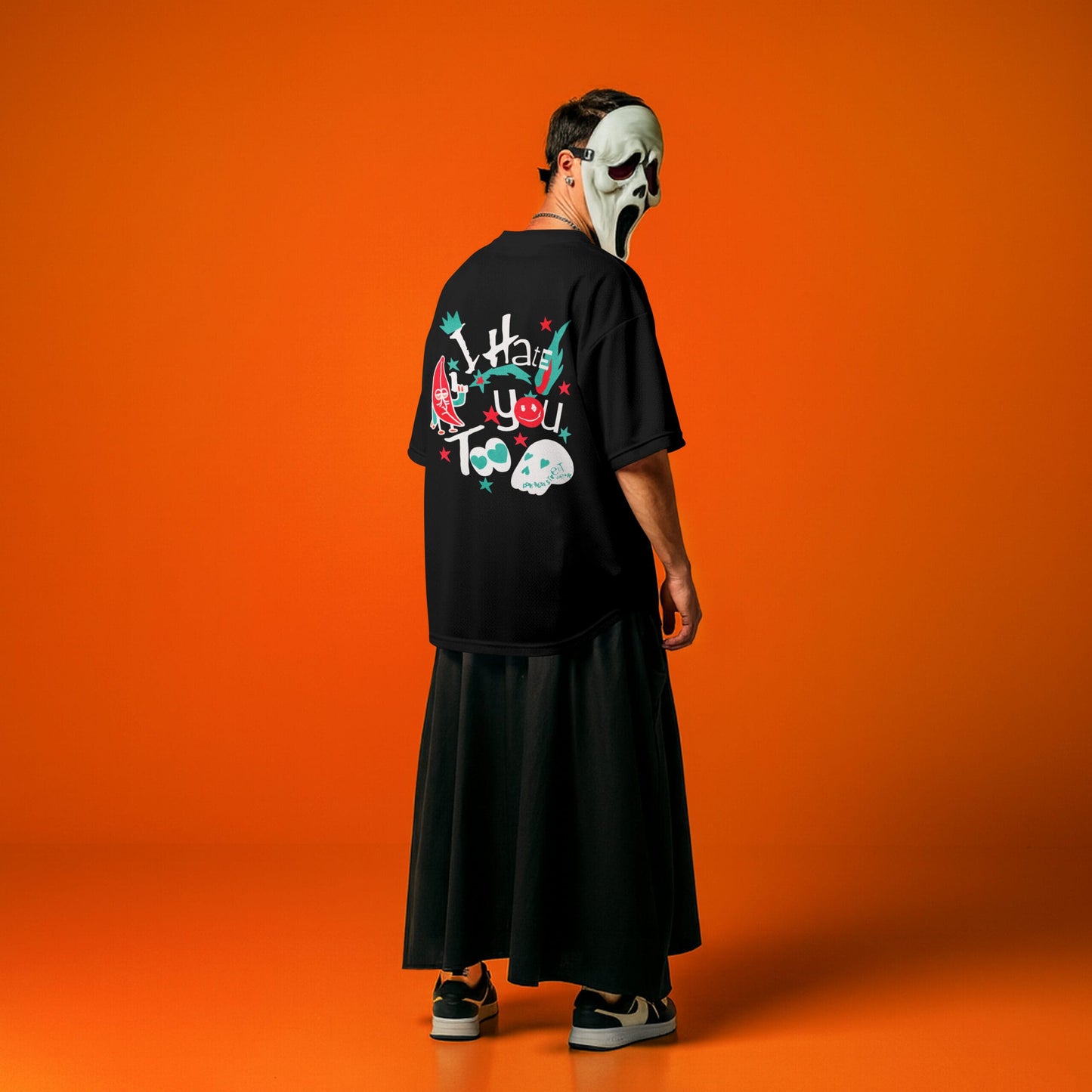 Mad Koffee I Hate You Too - Oversized Drop Shoulder T-shirt