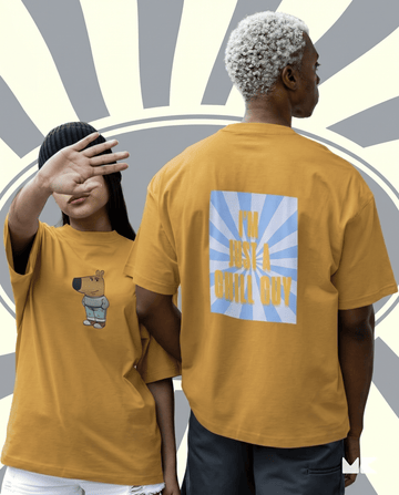 Mad Koffee Nude / 2XL I'm Just A Chill Guy - Oversized Drop Shoulder T-shirt