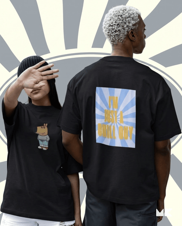 Mad Koffee Black / 2XL I'm Just A Chill Guy - Oversized Drop Shoulder T-shirt