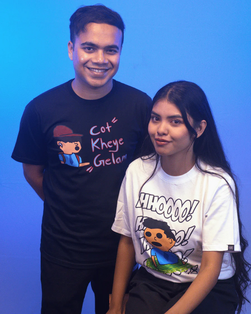 Load image 1 in gallery view. Cot Kheye Gelam - Khaled Nur Official Merch | Regular Fit T-shirt