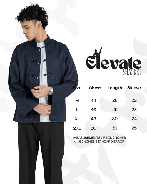 Load image 4 in gallery view. Mad Koffee Jackets Elevate Shacket – Midnight Blue