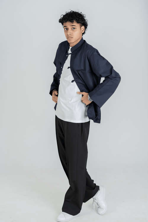 Load image 8 in gallery view. Mad Koffee Jackets Elevate Shacket – Midnight Blue