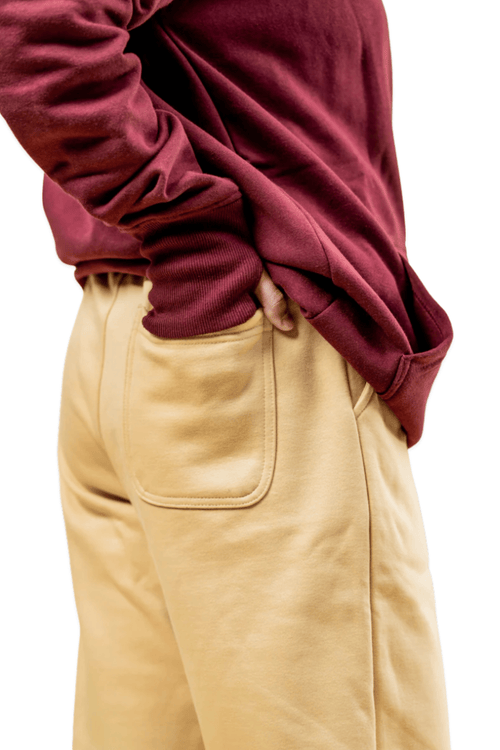 Load image 1 in gallery view. Mad Koffee Joggers Relaxed Fit Sweatpants - Beige