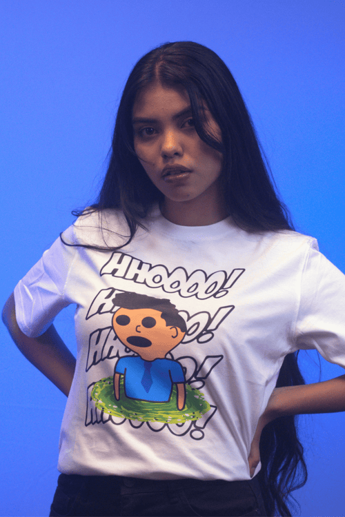 Load image 1 in gallery view. Mad Koffee Khaled Nur Merch Hoooo - Khaled Nur Official Merch | Regular Fit T-shirt