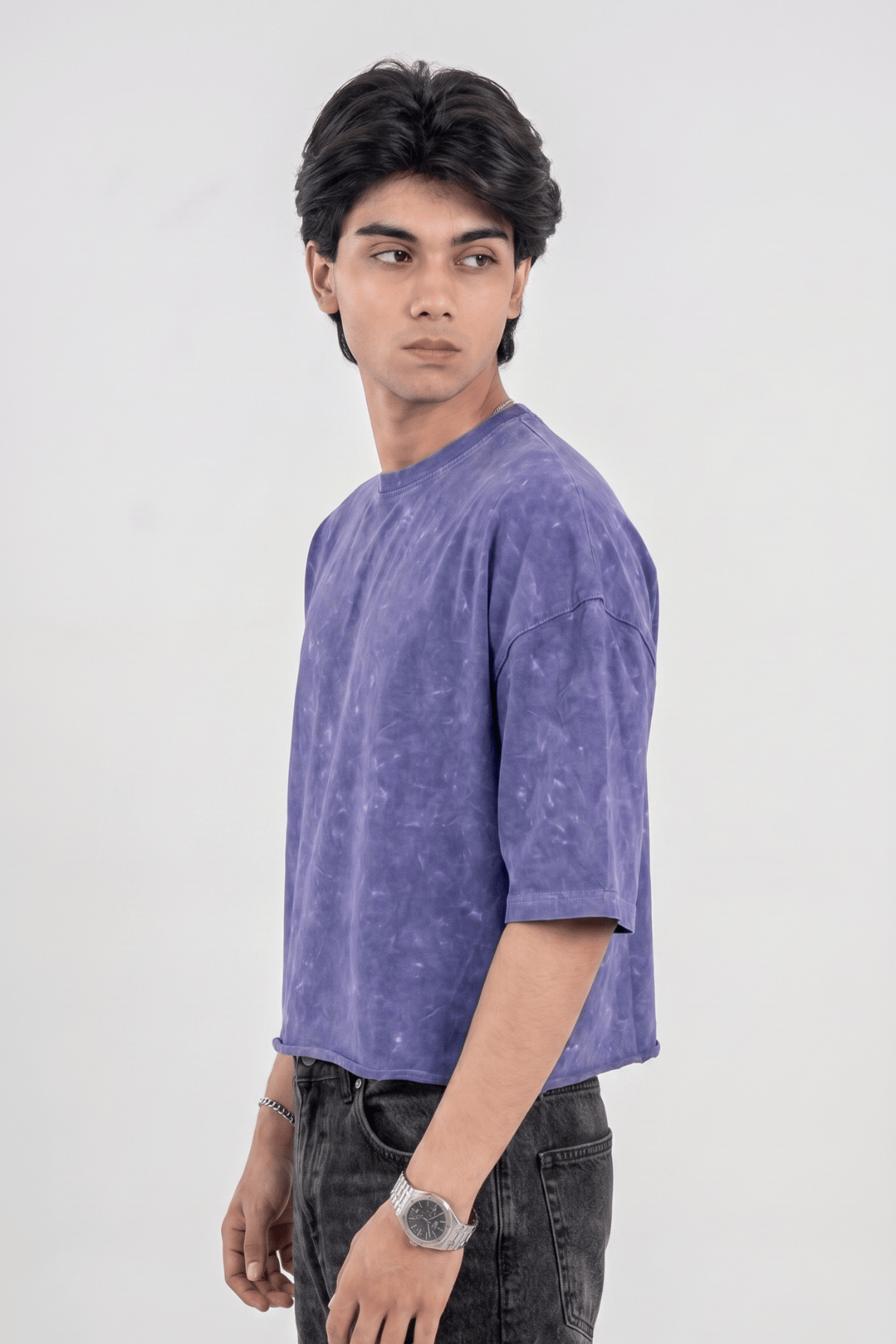 Mad Koffee Men’s Full Pour Acid Wash Tee – Indigo Brew