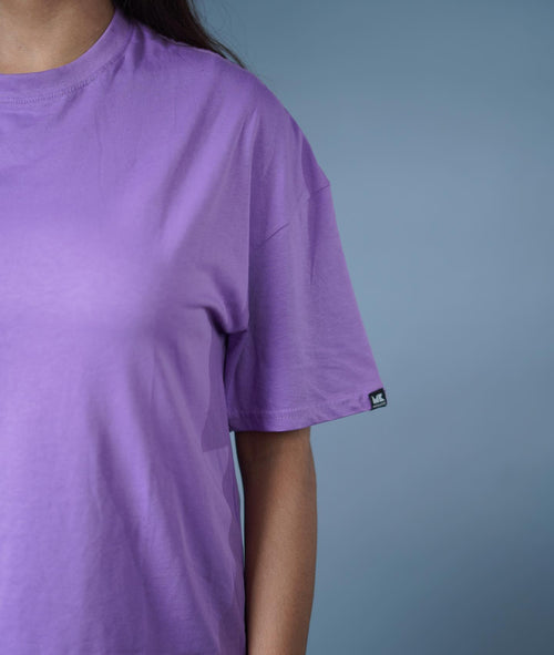 Load image 1 in gallery view. Mad Koffee Oversized Drop Shoulder T-Shirt - Lavender