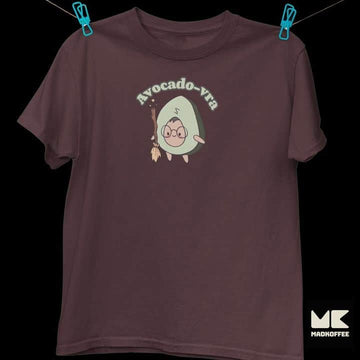 Mad Koffee Oversized T-shirts Black / 2XL Avocado-vra- Oversized Drop Shoulder T-shirt