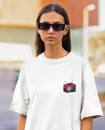 Mad Koffee Oversized T-shirts Burgundy / 2XL I Cause Drama - Oversized Drop Shoulder T-shirt