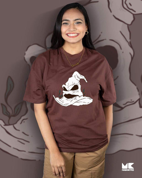 Load image 1 in gallery view. Mad Koffee Oversized T-shirts White / 2XL Wizard Hat- Oversized Drop Shoulder T-shirt