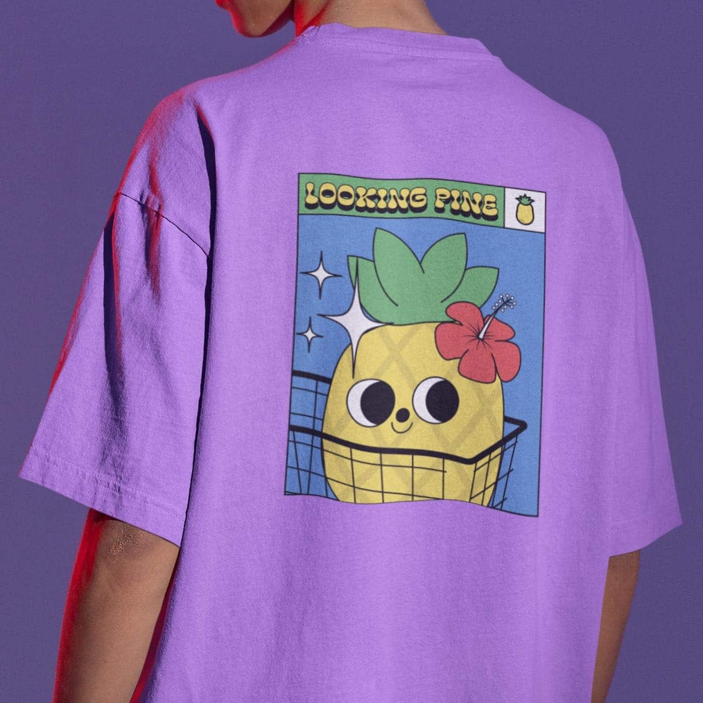 Mad Koffee Oversized T-shirts You're fineapple - Oversized Drop Shoulder T-shirt