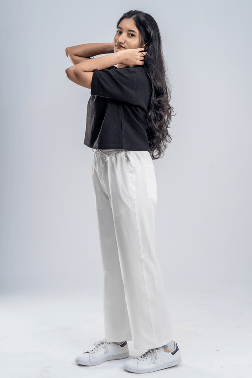 Load image 1 in gallery view. Mad Koffee Pant DeskToDinner Pants – Arctic White