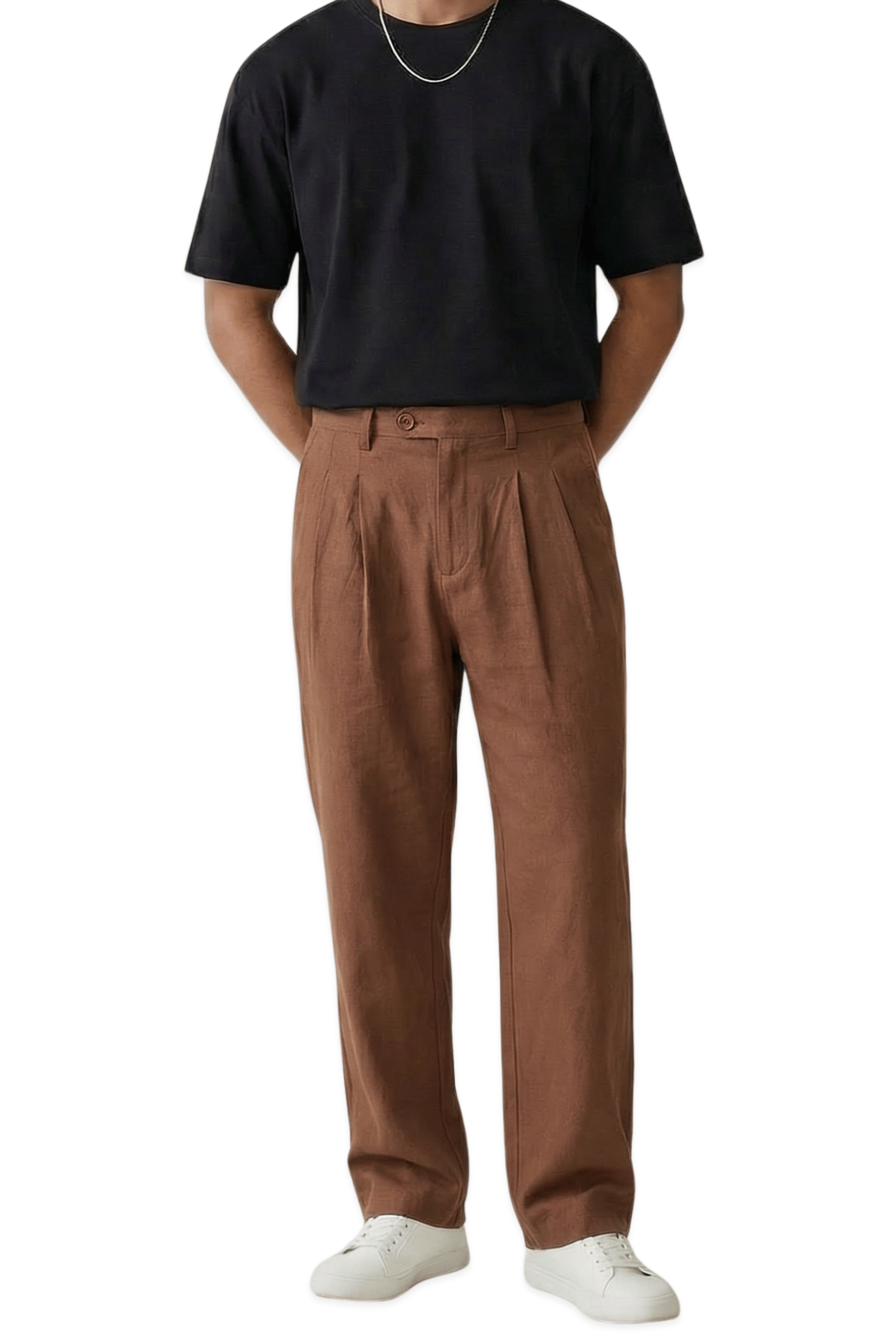 Mad Koffee Pant Linen Relaxed Fit Pant – Chocolate Brown