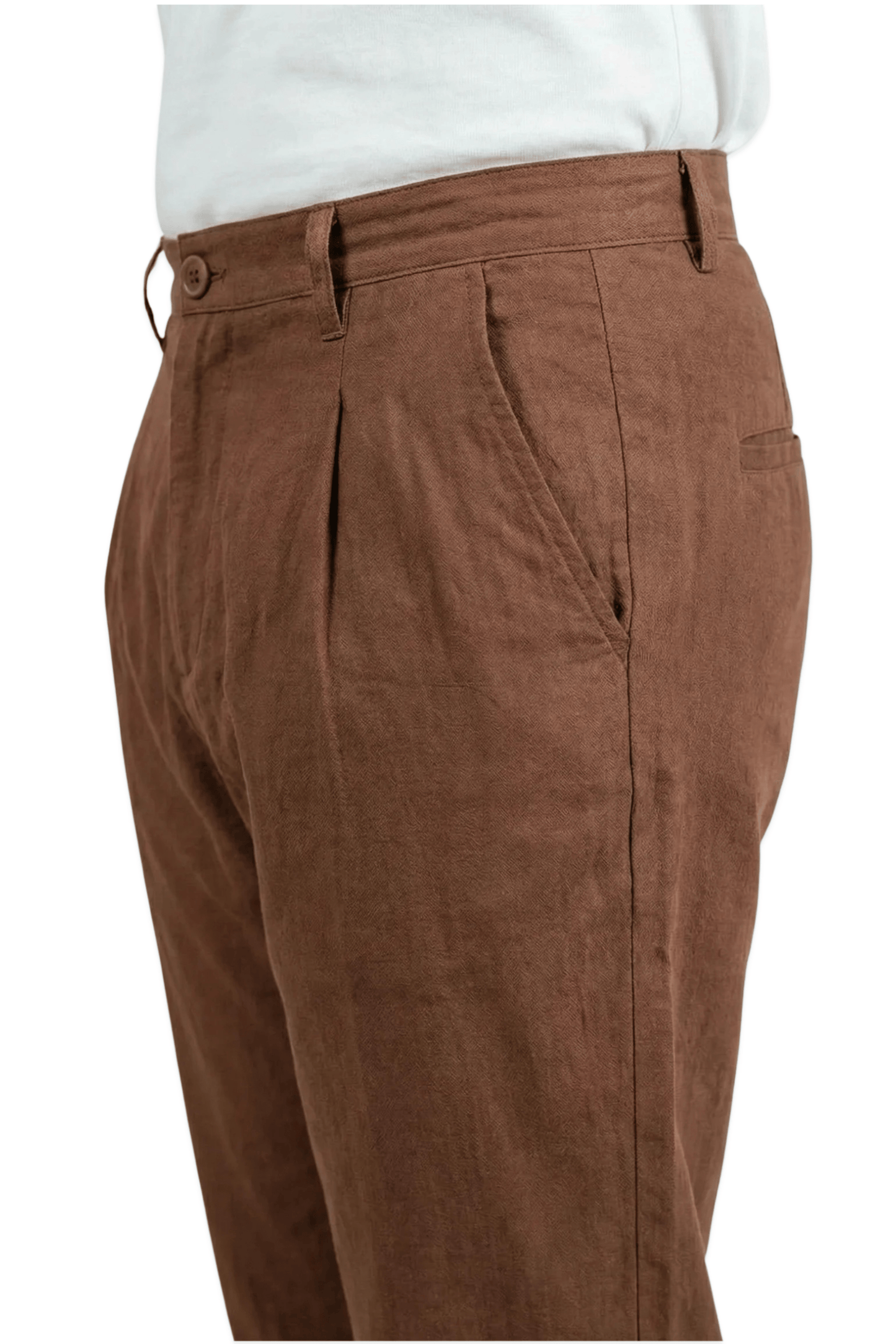 Mad Koffee Pant Linen Relaxed Fit Pant – Chocolate Brown