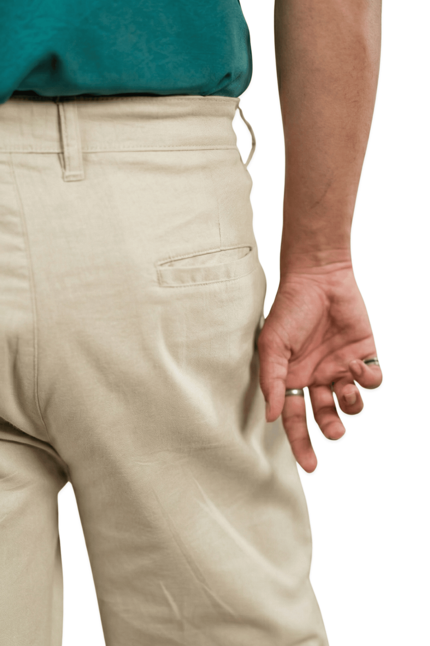 Mad Koffee Pant Linen Relaxed Fit Pant – Ivory Cream