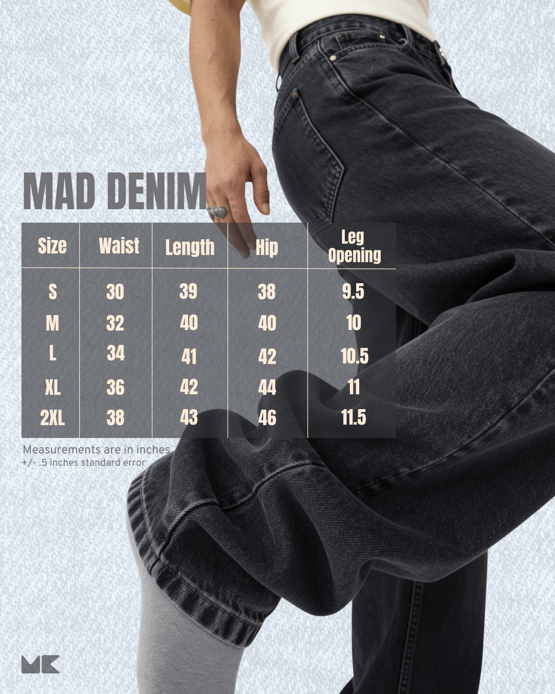Mad Koffee Pant Mad Denim - Shadow Burn