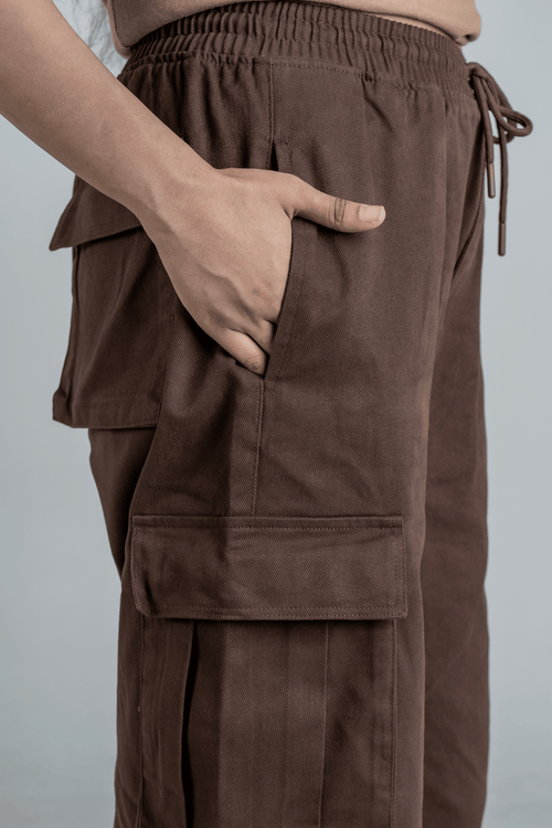 Load image 6 in gallery view. Mad Koffee Pants 6 pocket Cargos – Espresso Brown