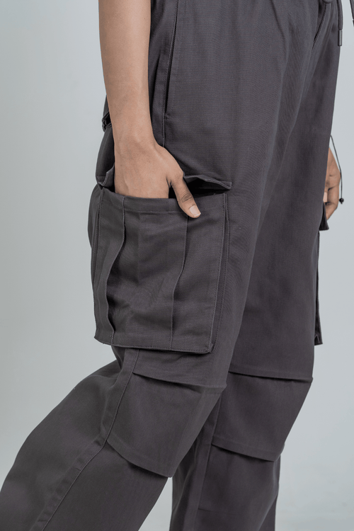 Load image 8 in gallery view. Mad Koffee Pants 6 pocket Cargos – Grey